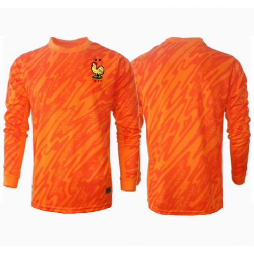 Maglia Calcio Francia Portiere Seconda Divisa Europei 2024 Manica Lunga